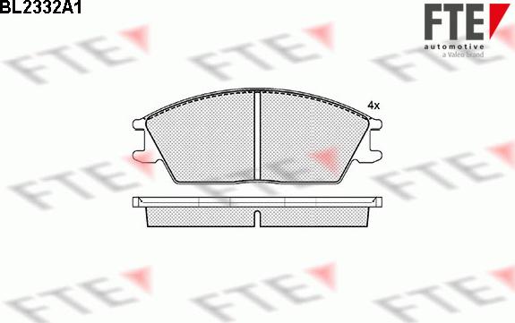 FTE 9010703 - Bremsbelagsatz, Scheibenbremse alexcarstop-ersatzteile.com