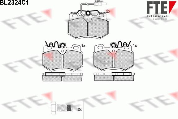 FTE 9010702 - Bremsbelagsatz, Scheibenbremse alexcarstop-ersatzteile.com