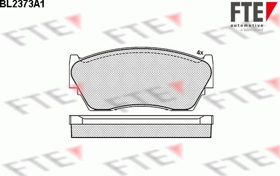 FTE BL2373A1 - Bremsbelagsatz, Scheibenbremse alexcarstop-ersatzteile.com