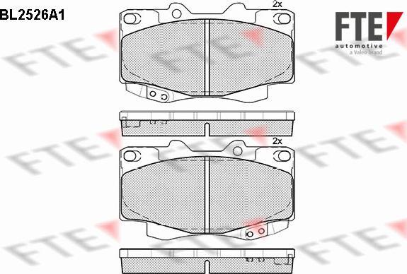 FTE 9010781 - Bremsbelagsatz, Scheibenbremse alexcarstop-ersatzteile.com