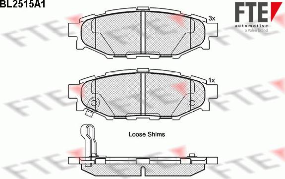 FTE 9010773 - Bremsbelagsatz, Scheibenbremse alexcarstop-ersatzteile.com