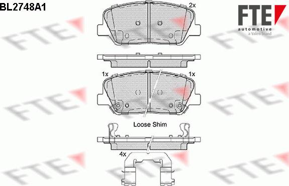 FTE 9011052 - Bremsbelagsatz, Scheibenbremse alexcarstop-ersatzteile.com