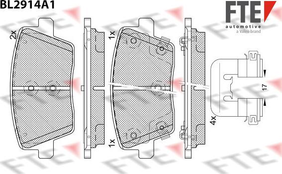 FTE 9011156 - Bremsbelagsatz, Scheibenbremse alexcarstop-ersatzteile.com