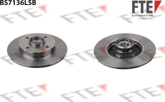 FTE BS7136LSB - Bremsscheibe alexcarstop-ersatzteile.com