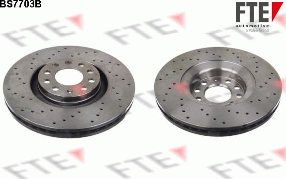 FTE BS7703B - Bremsscheibe alexcarstop-ersatzteile.com