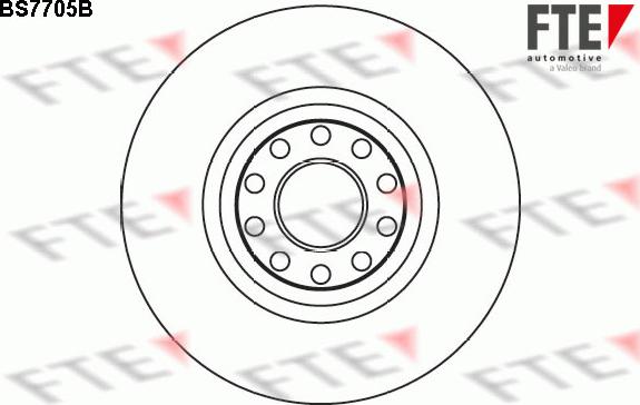 FTE 9081238 - Bremsscheibe alexcarstop-ersatzteile.com