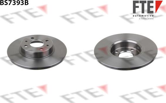 FTE BS7393B - Bremsscheibe alexcarstop-ersatzteile.com