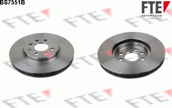 FTE BS7551B - Bremsscheibe alexcarstop-ersatzteile.com