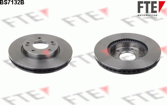 FTE BS7132B - Bremsscheibe alexcarstop-ersatzteile.com