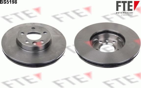 FTE BS5198 - Bremsscheibe alexcarstop-ersatzteile.com