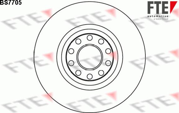 FTE 9071357 - Bremsscheibe alexcarstop-ersatzteile.com