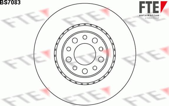 FTE BS7083 - Bremsscheibe alexcarstop-ersatzteile.com