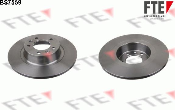 FTE BS7559 - Bremsscheibe alexcarstop-ersatzteile.com