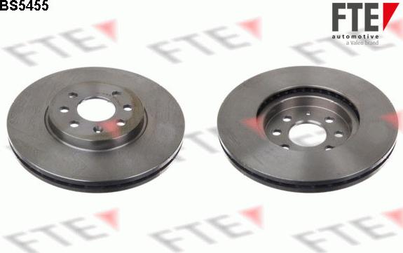 FTE BS5455 - Bremsscheibe alexcarstop-ersatzteile.com