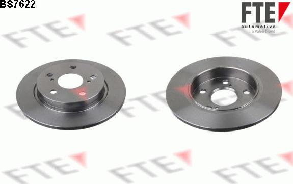 FTE BS7622 - Bremsscheibe alexcarstop-ersatzteile.com