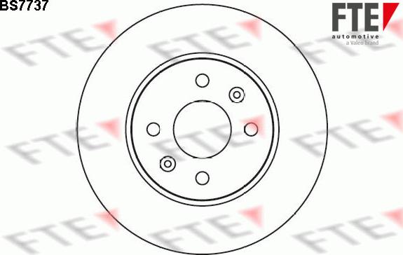 FTE 9072518 - Bremsscheibe alexcarstop-ersatzteile.com