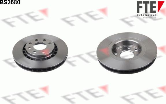 FTE BS3680 - Bremsscheibe alexcarstop-ersatzteile.com