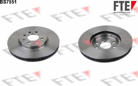 FTE BS7551 - Bremsscheibe alexcarstop-ersatzteile.com