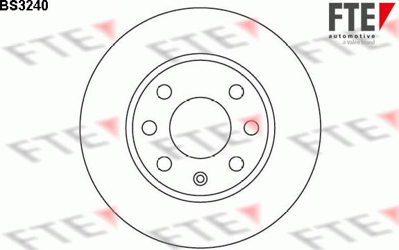 FTE BS3240 - Bremsscheibe alexcarstop-ersatzteile.com