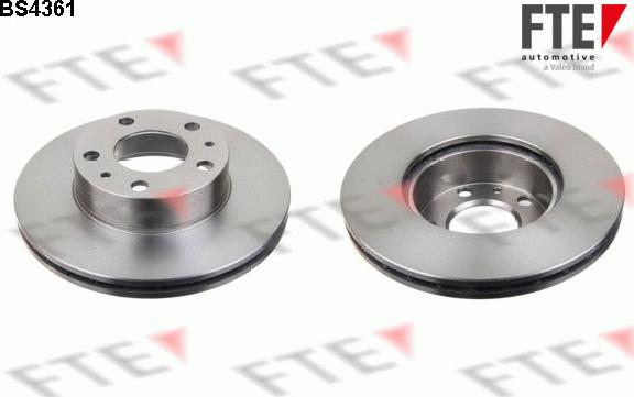 FTE BS4361 - Bremsscheibe alexcarstop-ersatzteile.com