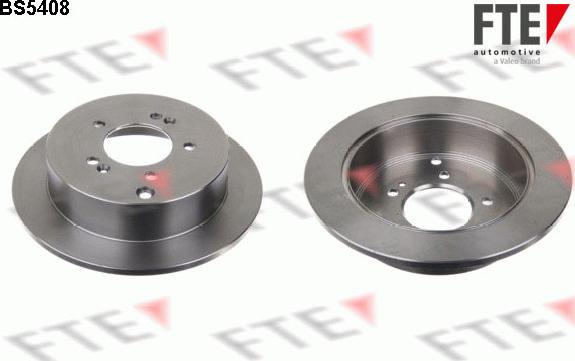 FTE BS5408 - Bremsscheibe alexcarstop-ersatzteile.com