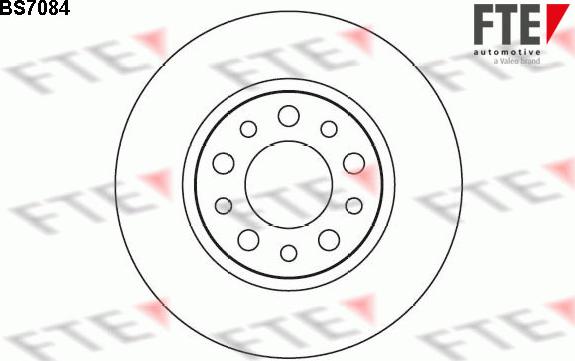 FTE 9072213 - Bremsscheibe alexcarstop-ersatzteile.com