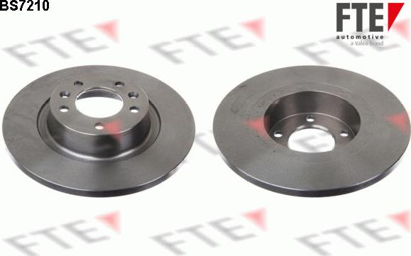 FTE BS7210 - Bremsscheibe alexcarstop-ersatzteile.com