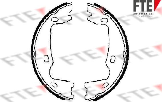 FTE BB1098A5 - Bremsbackensatz, Feststellbremse alexcarstop-ersatzteile.com