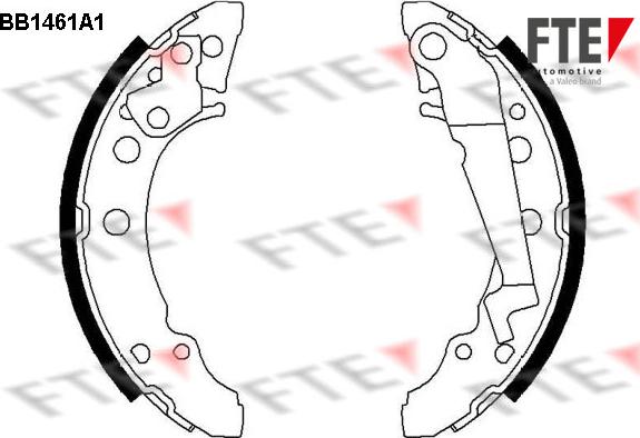 FTE 9100179 - Bremsbackensatz alexcarstop-ersatzteile.com