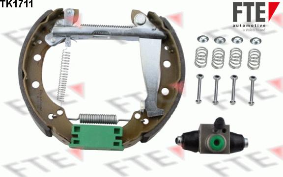 FTE 9110004 - Bremsbackensatz alexcarstop-ersatzteile.com