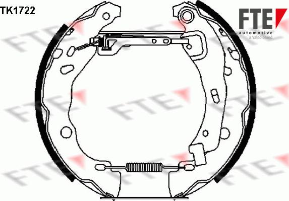 FTE 9110007 - Bremsbackensatz alexcarstop-ersatzteile.com