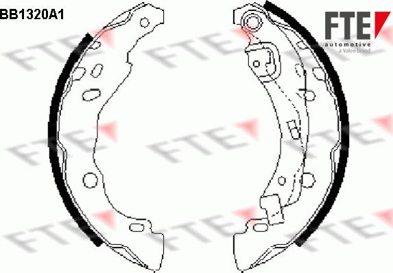 FTE BB1320A1 - Bremsbackensatz alexcarstop-ersatzteile.com