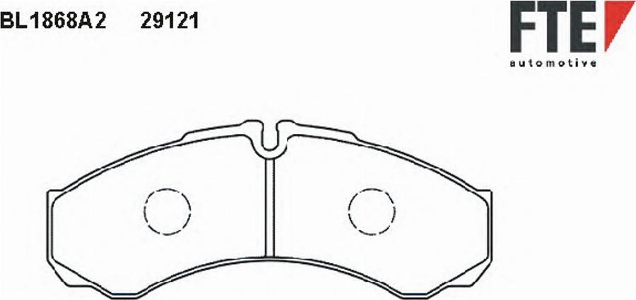 FTE BL1868A2 - Bremsbelagsatz, Scheibenbremse alexcarstop-ersatzteile.com