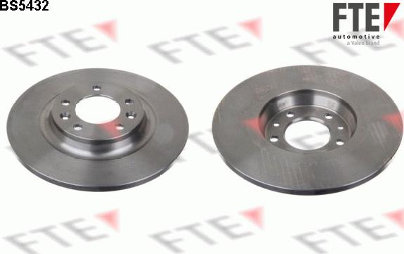 FTE BS5432 - Bremsscheibe alexcarstop-ersatzteile.com