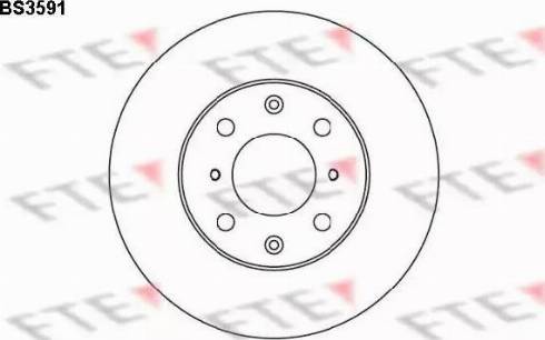 FTE BS3591 - Bremsscheibe alexcarstop-ersatzteile.com