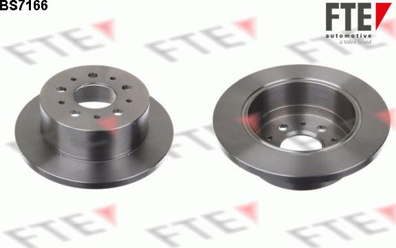 FTE BS7166 - Bremsscheibe alexcarstop-ersatzteile.com