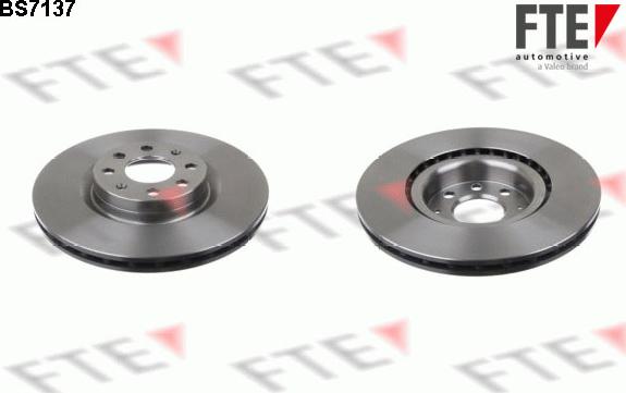 FTE BS7137 - Bremsscheibe alexcarstop-ersatzteile.com