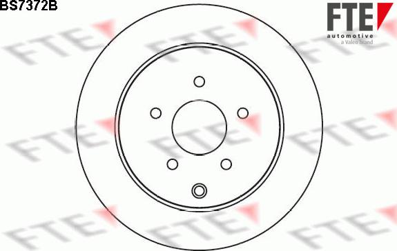 FTE BS7372B - Bremsscheibe alexcarstop-ersatzteile.com