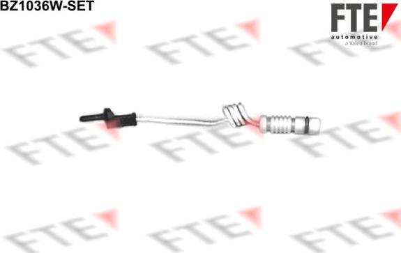 FTE BZ1036W-SET - Warnkontakt, Bremsbelagverschleiß alexcarstop-ersatzteile.com