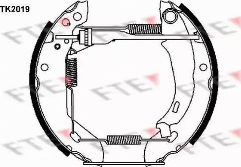 FTE TK2019 - Bremsbackensatz alexcarstop-ersatzteile.com