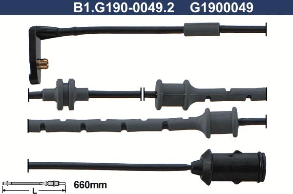 Galfer B1.G190-0049.2 - Warnkontakt, Bremsbelagverschleiß alexcarstop-ersatzteile.com