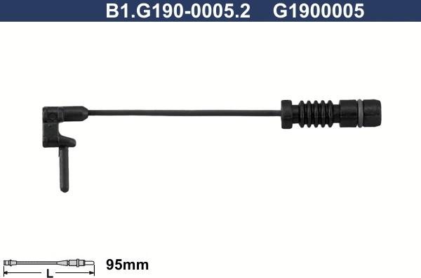 Galfer B1.G190-0005.2 - Warnkontakt, Bremsbelagverschleiß alexcarstop-ersatzteile.com