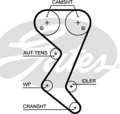 Gates 5608XS - Zahnriemen alexcarstop-ersatzteile.com