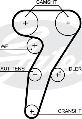 Gates 5653XS - Zahnriemen alexcarstop-ersatzteile.com