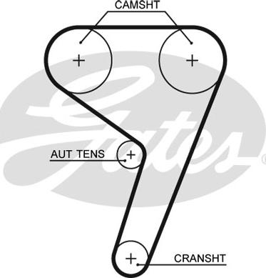 Gates K035669XS - Zahnriemensatz alexcarstop-ersatzteile.com