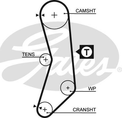 Gates 5544XS - Zahnriemen alexcarstop-ersatzteile.com