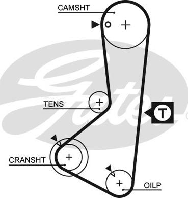 Gates 5110 - Zahnriemen alexcarstop-ersatzteile.com