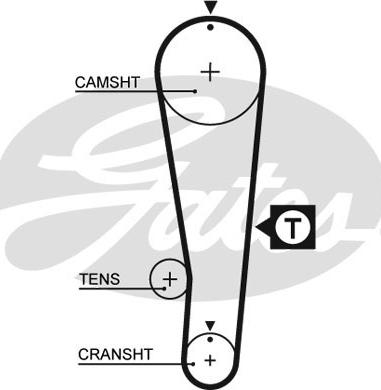 Gates 5393 XS - Zahnriemen alexcarstop-ersatzteile.com