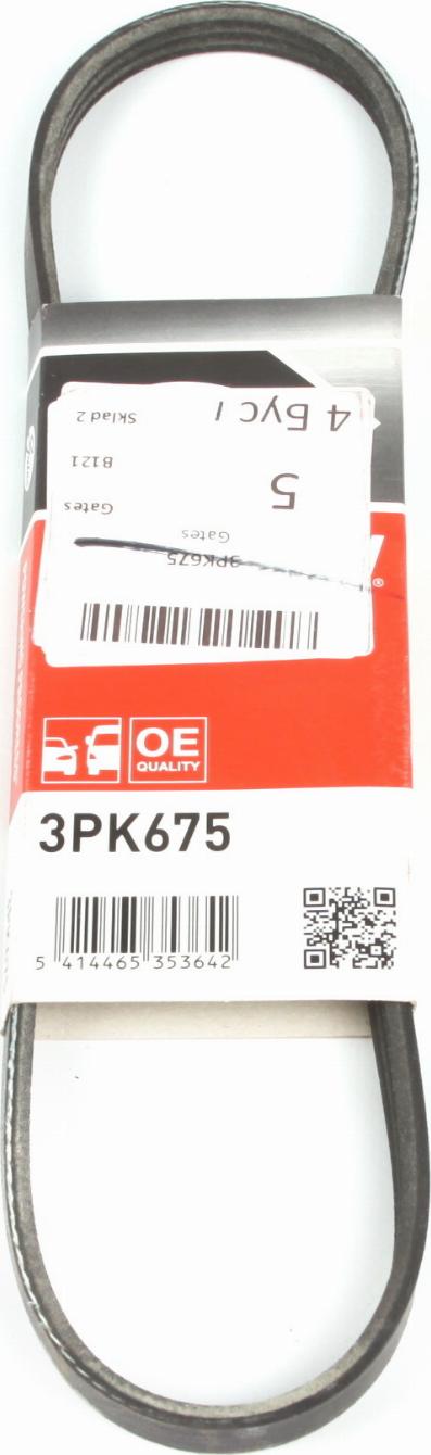 Gates 3PK675 - Keilrippenriemen alexcarstop-ersatzteile.com