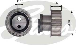 Gates T41171 - Spannrolle, Zahnriemen alexcarstop-ersatzteile.com